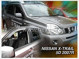 Plexi ofuky, deflektory Nissan X-Trail 2007-2013 přední