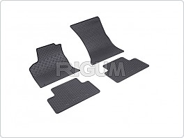 Gumové koberce, autokoberce sada PORSCHE Macan 2014-