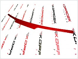 Škoda Octavia III 2013-  lakovaná clona předního okna KI-R - CORRIDA RED (F3K)