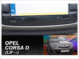 Zimní clona, kryt na chladič, Opel Corsa D, 2011-2014
