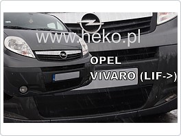 Zimní clona, kryt na chladič, Opel Vivaro, 2007-2014