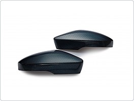 Škoda Octavia III - kryty zrcátek z pravého karbonu OMTEC - BLUE