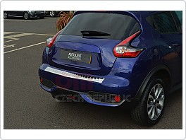 Nissan Juke 2014+  NEREZ chrom ochranný panel zadního nárazníku - OMTEC