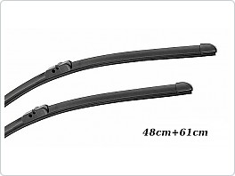Stěrače Flat Grafit Škoda Octavia 2, Audi A3, VW Golf 5, Caddy 04-