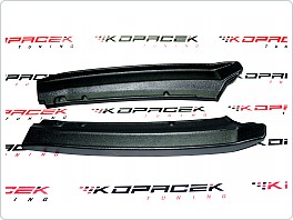 Škoda Superb III - boční spoilery zadního nárazníku z ABS plastu V2 - BASIC