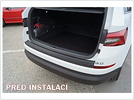Škoda Kodiaq - NEREZ chrom ochranný panel vnitřní nakládací hrany - OMTEC