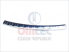 VW Polo V 2009+ HB - NEREZ chrom ochranný panel zadního nárazníku - OMTEC