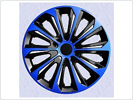 Kryty kol, poklice na kola, STRONG DUO BLUE, BLACK 14, 1ks, pouze po 4 ks