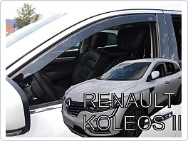 Plexi ofuky oken Renault Koleos, 2017-, přední