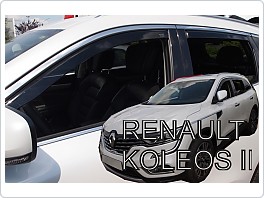 Plexi ofuky oken Renault Koleos, 2017- , přední + zadní