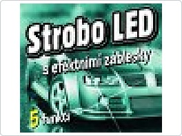 Strobo LED - bílé diody 5. funkcí