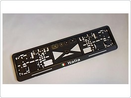 Držák SPZ, podložka pod značku 3D nápis ITALIA