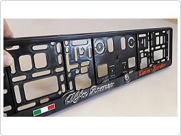 Držák SPZ, podložka pod značku 3D nápis Alfa Romeo Cuore