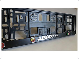 Držák SPZ, podložka pod značku 3D nápis ABARTH