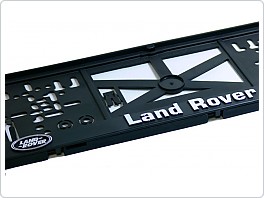 Držák SPZ, podložka pod značku s 3D nápisem Land Rover