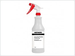 Mothers Professional Vinyl & Rubber Dressing Spray Bottle - dávkovací lahvička s rozprašovačem pro přípravek na obnovu a ochranu gumy, vinylu a plastu, 946 ml