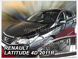 Plexi ofuky oken, deflektory, Renault Latitude 2011- přední