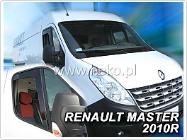Plexi ofuky oken Renault Master, 2010-