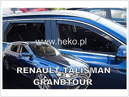 Plexi ofuky oken Renault Talisman 2017- přední + zadní pro combi, Grand Tour