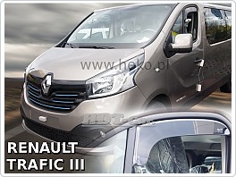 Plexi ofuky oken, deflektory, Renault Trafic, Opel Vivaro, Fiat Talento 2014- OPK horní