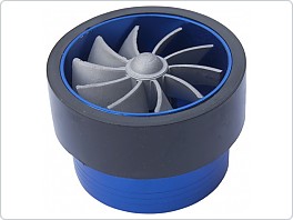 TURBO Jeet ventilátor modrý