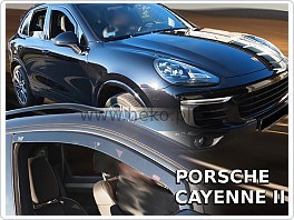 Plexi ofuky, deflektory Porsche Cayenne 2010- přední