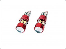 LED žárovka T10 (W5W) 27SMD CANBUS 12-24V, bílá, 2ks