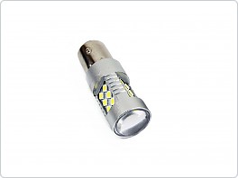LED žárovka Ba15S (P21W) 24SMD CANBUS 12-24V, bílá, 1ks
