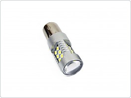 LED žárovka Ba15S (P21W) 24SMD CANBUS 12-24V, bílá, 1ks