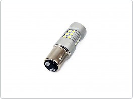 LED žárovka BAY15d (P21/5W) 24SMD CANBUS 12-24V, bílá, 1ks