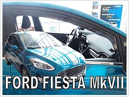 Plexi ofuky oken, deflektory, Ford Fiesta, 2017- 5.dveř. přední