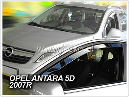 Plexi ofuky, deflektory Opel Antara, 2007- přední