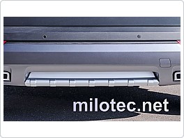 Difuzor zadního nárazníku, ABS - stříbrný matný, Škoda Karoq 2017 –›