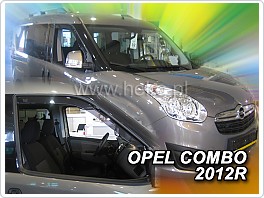 Plexi ofuky oken, deflektory Opel Combo, 2011-
