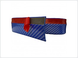 SAMOLEPÍCÍ lišta spoilerová carbon modrý 2,5m