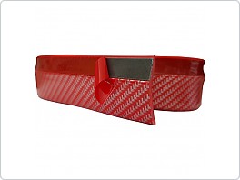 SAMOLEPÍCÍ lišta spoilerová carbon červený 2,5m