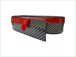 SAMOLEPÍCÍ lišta spoilerová carbon černý 2,5m