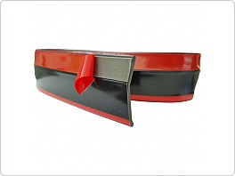 SAMOLEPÍCÍ lišta spoilerová černá s červenou linkou