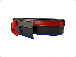 SAMOLEPÍCÍ lišta spoilerová černá s modrou linkou 2,5m 