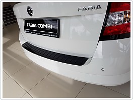 Škoda Fabia III Combi - ochranný kryt zadního nárazníku - GLOSSY BLACK