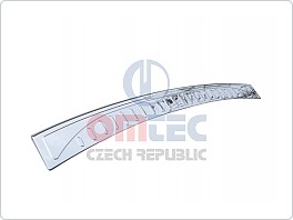 VW Tiguan II 2016+  NEREZ chrom ochranný panel zadního nárazníku - OMTEC