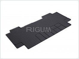 Gumové koberce, autokoberce, 2.řada 6míst, Citroen Jumpy, Peugeot Expert, Toyota ProAce 2016-, Zafira 2019-