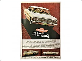 Plechová cedule Chevrolet, 20x30cm