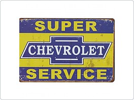 Plechová cedule Chevrolet, 20x30cm
