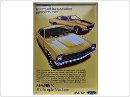 Plechová cedule Ford Maverick, 20x30cm