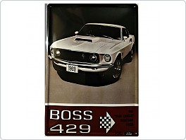 Plechová cedule Ford Mustang Boos 429, 20x30cm