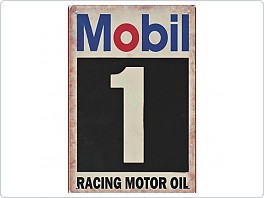 Plechová cedule Mobil 1, 20x30cm