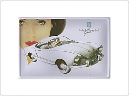 Plechová cedule Volkswagen Karmann, 20x30cm