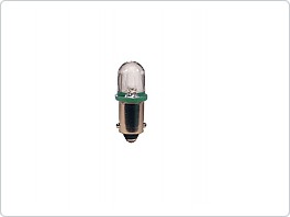 LED žárovka 12V 4W, BA9s, zelená