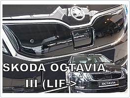 Zimní clona, kryt na chladič Škoda Octavia 3, facelift 2016-